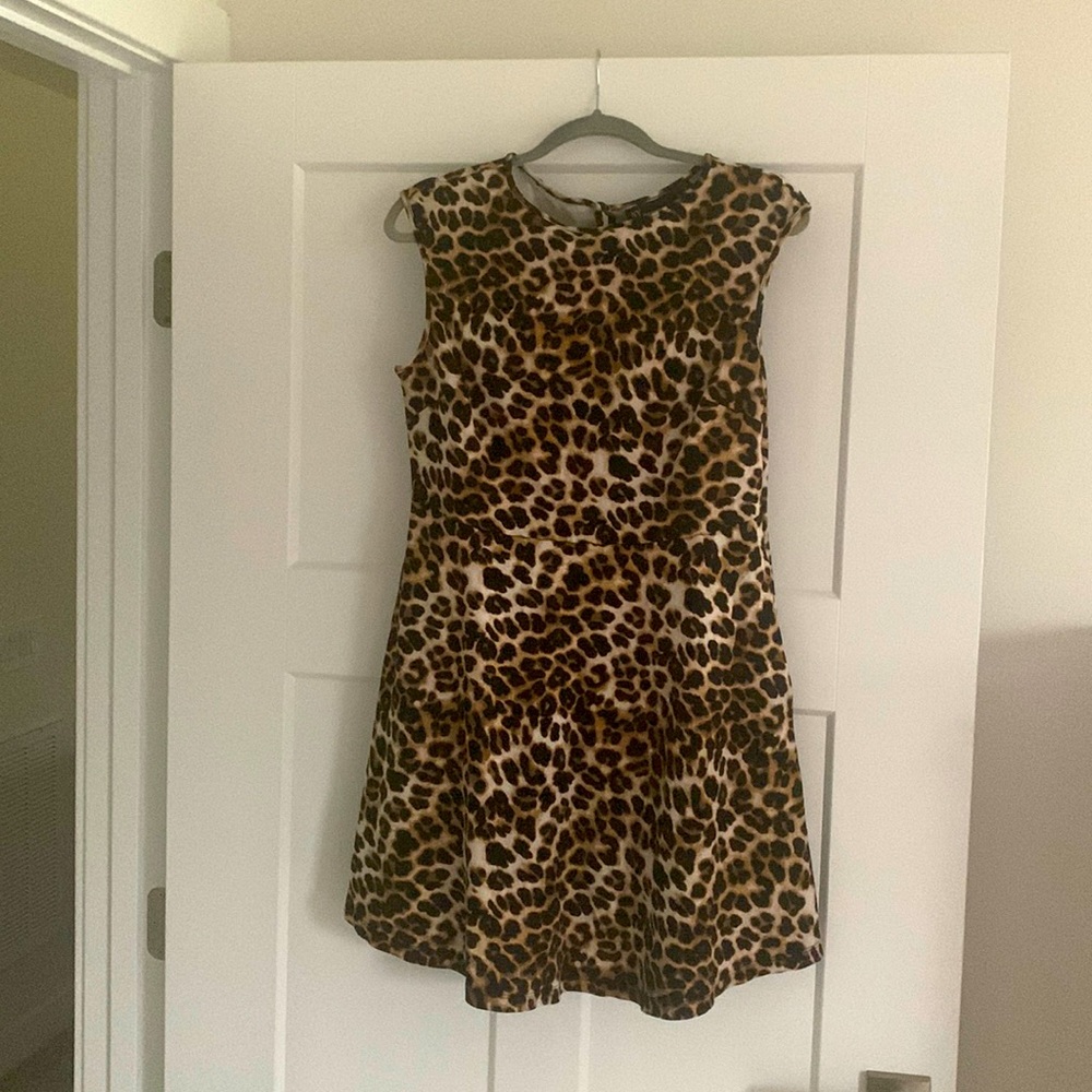 Leopard print dress